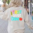 Team 1st Grade Crew Back To School 1st Grade Teacher Kids Women's Sweatshirt Back Print Sand