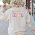 Technology Teacher Student First Day Back To School Tie Dye For Men Women Girls Kids Women's Sweatshirt Back Print Sand Technology Teacher Student First Day Back To School Tie Dye For Men Women Girls Kids Women's Sweatshirt Back Print Sand