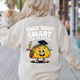 Test Day Teacher Shirt Motivational Testing Day Taco Testing Women's Sweatshirt Back Print Sand