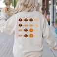 Thanksgiving Order Of Operations Turkey Quiz Math Teacher Women's Sweatshirt Back Print Sand