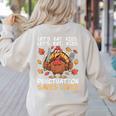 Thanksgiving Teacher Turkey Lets Eat Kids Punctuation Women's Sweatshirt Back Print Sand Thanksgiving Teacher Turkey Lets Eat Kids Punctuation Women's Sweatshirt Back Print Sand
