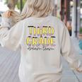 Third Grade Dream Team 3rd Grade Teacher Back To School Kids Women's Sweatshirt Back Print Sand Third Grade Dream Team 3rd Grade Teacher Back To School Kids Women's Sweatshirt Back Print Sand