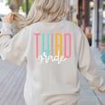 Third Grade Girls Boys Teacher Team 3rd Grade Squad Women's Sweatshirt Back Print Sand Third Grade Girls Boys Teacher Team 3rd Grade Squad Women's Sweatshirt Back Print Sand