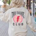 Tired Teachers Club Study Lover School Apparel Women's Sweatshirt Back Print Sand Tired Teachers Club Study Lover School Apparel Women's Sweatshirt Back Print Sand