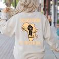 History Education Is Freedom African Map Black Teacher Women's Sweatshirt Back Print Sand History Education Is Freedom African Map Black Teacher Women's Sweatshirt Back Print Sand