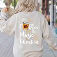 I Turn Coffee Into Music Education Music Teacher Women's Sweatshirt Back Print Sand I Turn Coffee Into Music Education Music Teacher Women's Sweatshirt Back Print Sand