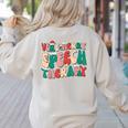 Verry Merry Speech Language Pathologist Teacher Christmas Women's Sweatshirt Back Print Sand Verry Merry Speech Language Pathologist Teacher Christmas Women's Sweatshirt Back Print Sand