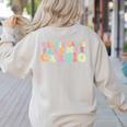 Walkie Calls Are My Cardio SPED Teacher Inclusion ABA Women's Sweatshirt Back Print Sand Walkie Calls Are My Cardio SPED Teacher Inclusion ABA Women's Sweatshirt Back Print Sand