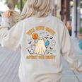Will Give Math Advice For Candy Math Ghost Teacher Halloween Women's Sweatshirt Back Print Sand