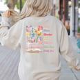 Women Bible Verse Christian Teacher God Says Back To School Women's Sweatshirt Back Print Sand Women Bible Verse Christian Teacher God Says Back To School Women's Sweatshirt Back Print Sand