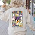 Women Halloween The Teacher Tour Ghosts Pencil Pumpkins Women's Sweatshirt Back Print Sand Women Halloween The Teacher Tour Ghosts Pencil Pumpkins Women's Sweatshirt Back Print Sand