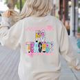 Women PE Teacher Back To School Physical Education Teacher Women's Sweatshirt Back Print Sand Women PE Teacher Back To School Physical Education Teacher Women's Sweatshirt Back Print Sand