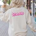 Women Retro Pink Scientist Science Teacher Back To School Women's Sweatshirt Back Print Sand Women Retro Pink Scientist Science Teacher Back To School Women's Sweatshirt Back Print Sand