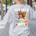 100 Days Of Driving My Teacher Nuts Dabbing Squirrel School Women's Sweatshirt Back Print Ash 100 Days Of Driving My Teacher Nuts Dabbing Squirrel School Women's Sweatshirt Back Print Ash