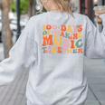 100 Days Of School Music Teacher Women's Sweatshirt Back Print Ash 100 Days Of School Music Teacher Women's Sweatshirt Back Print Ash