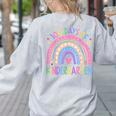 100th Day Of Kindergarten Teacher Kids 100 Days Smarter Women's Sweatshirt Back Print Ash 100th Day Of Kindergarten Teacher Kids 100 Days Smarter Women's Sweatshirt Back Print Ash