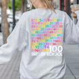 100th Day Of School Teacher Kids 100 Days Math Numbers Women's Sweatshirt Back Print Ash 100th Day Of School Teacher Kids 100 Days Math Numbers Women's Sweatshirt Back Print Ash