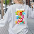 100th Day Of School Teachers Kids Child Happy 100 Days Women's Sweatshirt Back Print Ash 100th Day Of School Teachers Kids Child Happy 100 Days Women's Sweatshirt Back Print Ash