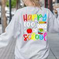 100th Day Of School Teachers Kids Girls Child Happy 100 Days Women's Sweatshirt Back Print Ash 100th Day Of School Teachers Kids Girls Child Happy 100 Days Women's Sweatshirt Back Print Ash