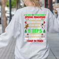 12 Days Of Teaching Special Education IEPS SPED Teacher Xmas Women's Sweatshirt Back Print Ash