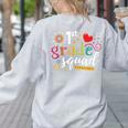 1st First Grade Squad Student Teacher Back To School Women's Sweatshirt Back Print Ash 1st First Grade Squad Student Teacher Back To School Women's Sweatshirt Back Print Ash
