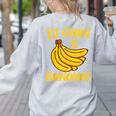 1st Grade Is Bananas Teacher Teaching Back To School Women's Sweatshirt Back Print Ash 1st Grade Is Bananas Teacher Teaching Back To School Women's Sweatshirt Back Print Ash