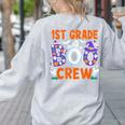 1st Grade Boo Crew First Grade Teacher Kids Happy Halloween Women's Sweatshirt Back Print Ash 1st Grade Boo Crew First Grade Teacher Kids Happy Halloween Women's Sweatshirt Back Print Ash