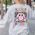 In My 1st Grade Era Smile Face Back To School Teacher Kid Women's Sweatshirt Back Print Ash