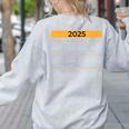 2025 Calendar For Planners Teachers Offices Months Women's Sweatshirt Back Print Ash 2025 Calendar For Planners Teachers Offices Months Women's Sweatshirt Back Print Ash