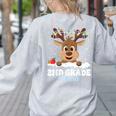 2nd Grade Teacher Christmas Second Grade Squad Reindeer Xmas For Men Women Kids Women's Sweatshirt Back Print Ash 2nd Grade Teacher Christmas Second Grade Squad Reindeer Xmas For Men Women Kids Women's Sweatshirt Back Print Ash