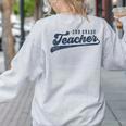 2nd Grade Teacher Cute Vintage Graphic Second Grade Teacher Men Women Women's Sweatshirt Back Print Ash 2nd Grade Teacher Cute Vintage Graphic Second Grade Teacher Men Women Women's Sweatshirt Back Print Ash