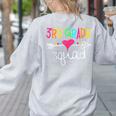 3rd Grade Squad Third Teacher Student Team Back To School Women's Sweatshirt Back Print Ash 3rd Grade Squad Third Teacher Student Team Back To School Women's Sweatshirt Back Print Ash