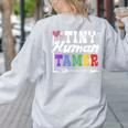 4 Teachers Or Parents Tiny Human Tamer Tee T-Shirt Women's Sweatshirt Back Print Ash 4 Teachers Or Parents Tiny Human Tamer Tee T-Shirt Women's Sweatshirt Back Print Ash