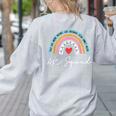 4K Squad Crew Team Teacher Kindergarten Kinder Elementary Women's Sweatshirt Back Print Ash 4K Squad Crew Team Teacher Kindergarten Kinder Elementary Women's Sweatshirt Back Print Ash