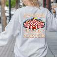 4th Grade Ringmaster Shirt 4th Grade Teacher Shirts Teacher Men Women Kids Women's Sweatshirt Back Print Ash