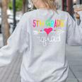 5th Grade Squad Fifth Teacher Student Team Back To School Women's Sweatshirt Back Print Ash 5th Grade Squad Fifth Teacher Student Team Back To School Women's Sweatshirt Back Print Ash