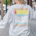 5th Grade Teacher Appreciation Women's Sweatshirt Back Print Ash