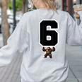 6 7 Matching Teachers Halloween Costume Gorilla Women's Sweatshirt Back Print Ash 6 7 Matching Teachers Halloween Costume Gorilla Women's Sweatshirt Back Print Ash