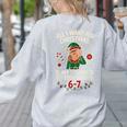 6-7 Students Saying 67 Xmas Six Seven Teacher Christmas Women's Sweatshirt Back Print Ash 6-7 Students Saying 67 Xmas Six Seven Teacher Christmas Women's Sweatshirt Back Print Ash