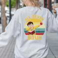 67 Meme Six Seven Bruh Retro Dabbing Teacher School Women's Sweatshirt Back Print Ash 67 Meme Six Seven Bruh Retro Dabbing Teacher School Women's Sweatshirt Back Print Ash
