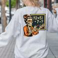 67 Teacher Halloween Skeleton Women's Sweatshirt Back Print Ash 67 Teacher Halloween Skeleton Women's Sweatshirt Back Print Ash