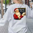 67 Teacher Santa Christmas Six Seven Meme Math Xmas Women's Sweatshirt Back Print Ash 67 Teacher Santa Christmas Six Seven Meme Math Xmas Women's Sweatshirt Back Print Ash