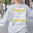 6th Grade Social Studies Teacher Appreciation Women's Sweatshirt Back Print Ash