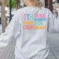 7th Grade Crew The Real Celebrities Of The Hallway Teacher Women's Sweatshirt Back Print Ash 7th Grade Crew The Real Celebrities Of The Hallway Teacher Women's Sweatshirt Back Print Ash