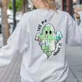 AAC Ghost Tell Me About It Speech Pathology AAC Sped Teacher Women's Sweatshirt Back Print Ash AAC Ghost Tell Me About It Speech Pathology AAC Sped Teacher Women's Sweatshirt Back Print Ash