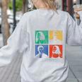 Abbott Elementary Colorful Pop Art Teachers TV Show Women's Sweatshirt Back Print Ash Abbott Elementary Colorful Pop Art Teachers TV Show Women's Sweatshirt Back Print Ash