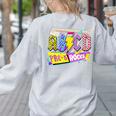 ABCD Pre-K Rocks Back To School PreK Kindergarten Teacher Women's Sweatshirt Back Print Ash ABCD Pre-K Rocks Back To School PreK Kindergarten Teacher Women's Sweatshirt Back Print Ash
