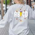 ABCD The Teacher Tour Last Day Of School Rockin' Teacher Women's Sweatshirt Back Print Ash ABCD The Teacher Tour Last Day Of School Rockin' Teacher Women's Sweatshirt Back Print Ash