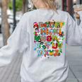 ABCs Learning Kindergarten Teacher Christmas Lights Alphabet For Men Women Kids Women's Sweatshirt Back Print Ash ABCs Learning Kindergarten Teacher Christmas Lights Alphabet For Men Women Kids Women's Sweatshirt Back Print Ash