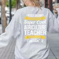 Agriculture Teacher Appreciation AG Teacher Women's Sweatshirt Back Print Ash Agriculture Teacher Appreciation AG Teacher Women's Sweatshirt Back Print Ash